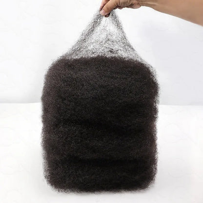 Black Pearl Peruvian Kinky Curly Hair - 100% Remy Human Hair Bulk Braiding Bundles