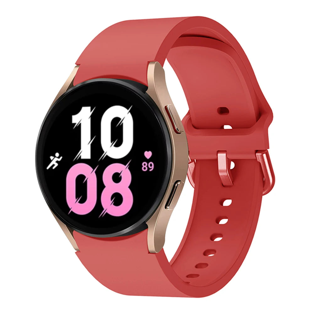 Silicone Replacement Strap for Samsung Galaxy Watch – Sport Bands for Watch 4, 5, 6, 7 (40-47mm)