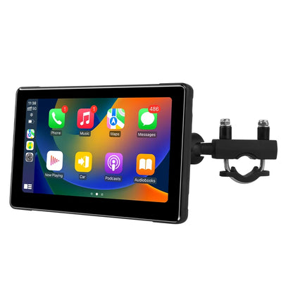 7-Inch Motorcycle GPS Navigation with Wireless Apple CarPlay & Android Auto – Waterproof Touchscreen Display, BT Connectivity, IPX7