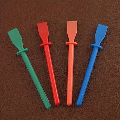 20pcs Glue Spreaders - Polypropylene Smear Sticks Applicator, Painting Scrapers for Handmade DIY Art and Leather Craft Tool