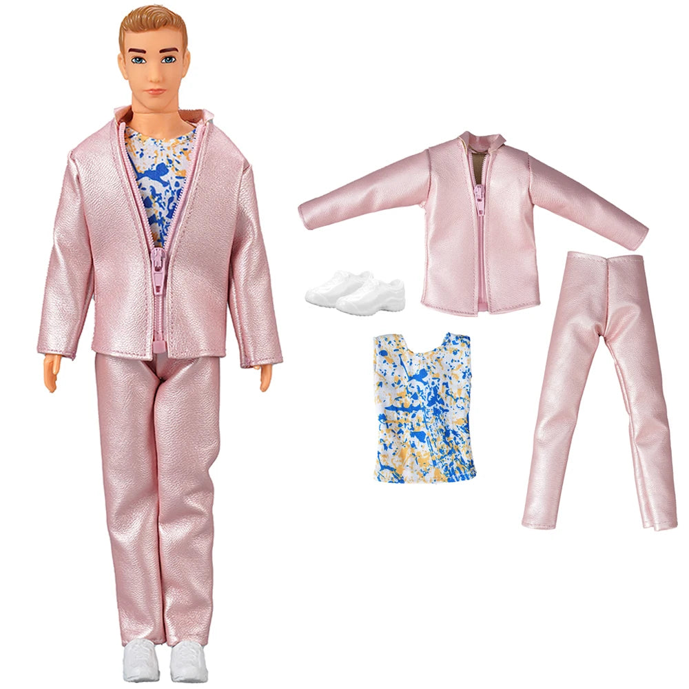 NK Mix 12" Fashion Doll Shoes & Clothes — Casual Leather Sneakers, Boots & Slippers for Boy & Princess Dolls