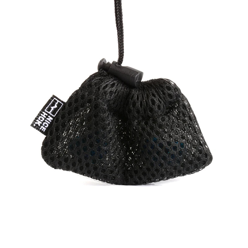 NiceHCK Black HIFI Earphone Mesh Carrying Bag – Earbud Protection Pouch, Rub Resistance, USB Cable Elastic Organizer