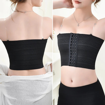 Plus Size Chest Binder XS-3XL - Tomboy, FTM Trans Packer, Lesbian Bra, Strapless Trans Tape for Transgender Women