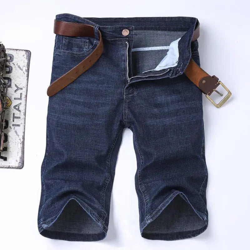 Men's Premium Loose Fit Denim Shorts – Casual Business Summer Jean Shorts