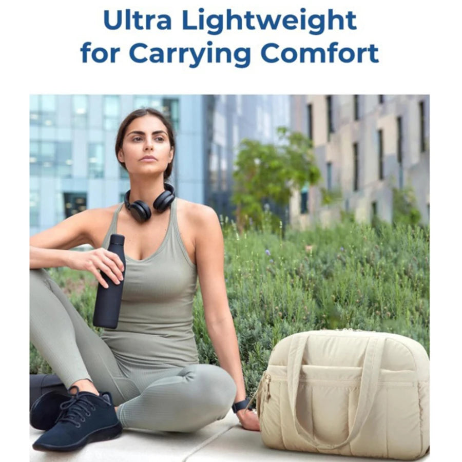 Women's Travel Duffel Bag - Waterproof Luggage with Dry Wet Separation, Gym & Weekender Bag, Cabin Bag
