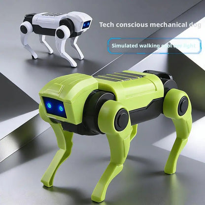 DIY RC Robot Dog Kit – Remote Control Mechanical Science Education Toy Assembly Set for Kids & Boys Learning Gift