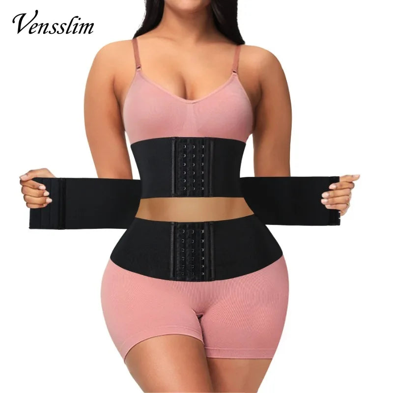 Vensslim XS-3XL Women’s Waist Trainer Belt – 3-Segment Underbust Tummy Cincher Corset Shapewear for Hourglass Slimming