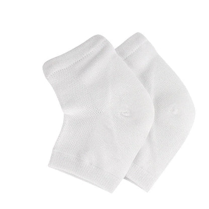 Silicone Heel Socks Foot Care - Moisturizing Gel Heel Protectors for Cracked Dry Feet, Pain Relief & Plantar Support