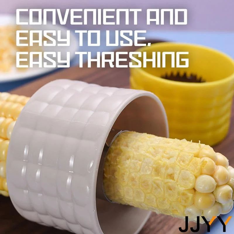 JJYY Corn Cob Peeler - Effortless Stripping, Cutting, and Splitting | Stonego Kitchen Salad Tool