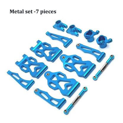 SCY Metal Upgrade Kit — Rear Suspension Hub, Rod, Swing Arm, Gear Bearing, Steering Cup & Drive Shaft for 16101Pro, 16102Pro, SG116 Max