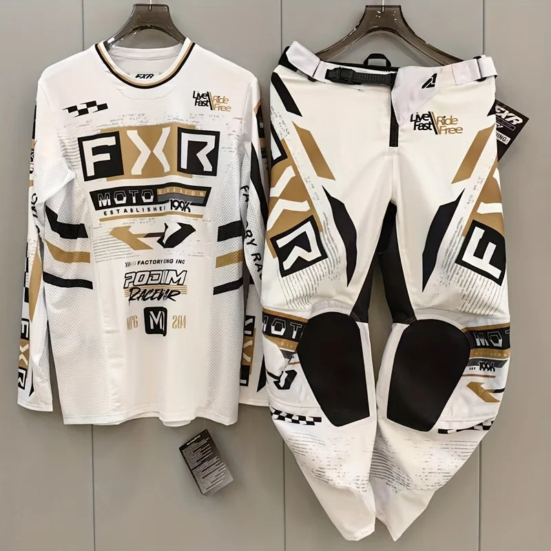 FXR 2025 Off Road Motocross Gear Set – 2025 FXR Off‑Road Motocross Jersey & Pants Moto Kit Combo for Dirt Bike Racing