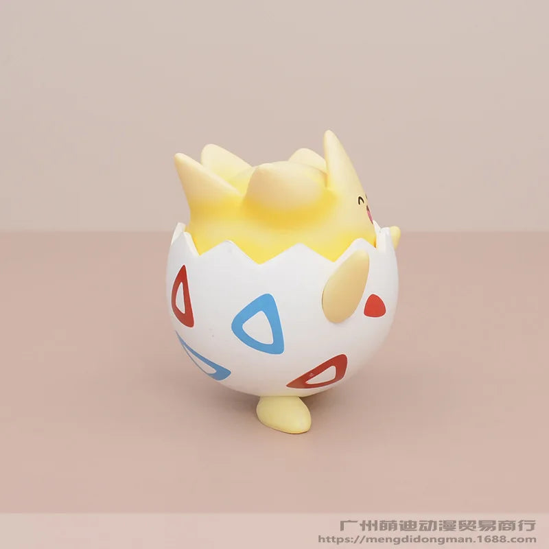 Kawaii Pokémon Togepi Figure – Happy Anime Car & Desktop Ornament, Cute Collectible Toy for Boys & Girls, Surprise Gift