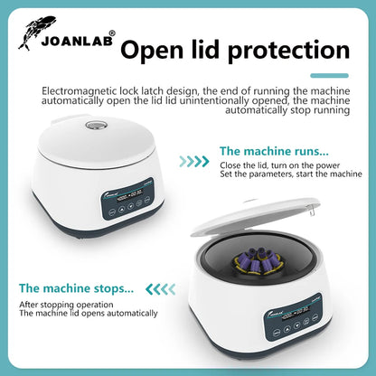 JOANLAB Digital PRP Centrifuge Machine - Laboratory Plasma Centrifuge for Blood Tubes & 15ml Tubes 500-4000RPM