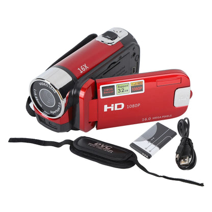 2.7-inch 4K Vlogging Camera – 48MP DV Camera with Rotatable TFT Screen, 16X Digital Zoom & USB Cable