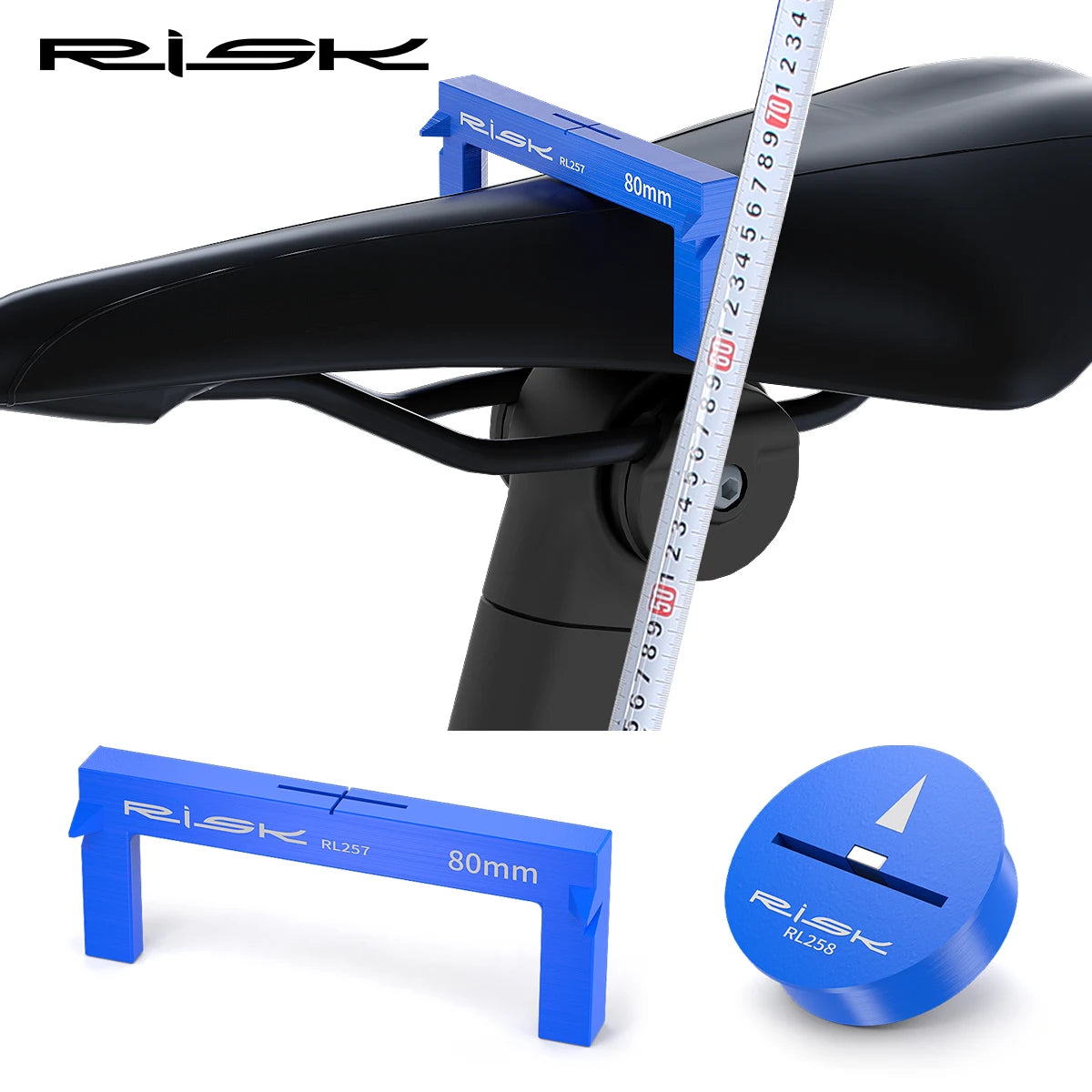 RISK Bicycle Seat Cushion Height Measuring Tool – Bike Fitting & Measurement Gauge