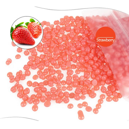 500g Hard Wax Beans – No-Strip Depilatory Hot Film Wax for Full Body, Bikini, Face, Legs & Eyebrows