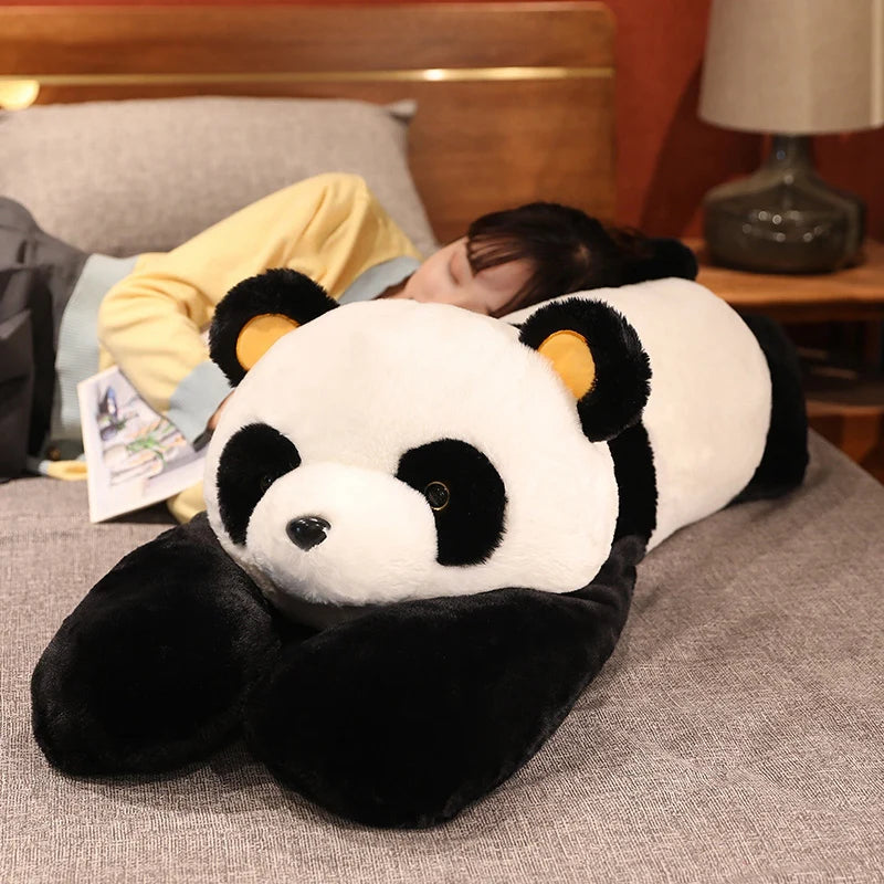 60–120cm Giant Panda Plush Toy — Soft Stuffed Animal Pillow for Kids, Birthday & Christmas Gift