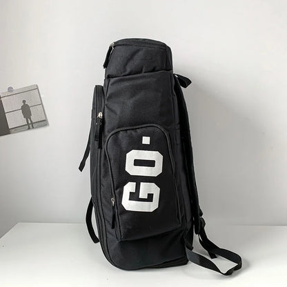 Sport Gym Bag for Men – Large Waterproof Fitness & Travel Backpack, Shoulder/Crossbody Skate Pack with Dry/Wet Compartments