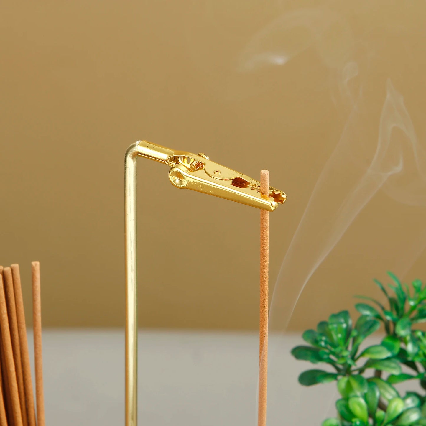 Incense Stick Holder with Ash Catcher — 2-in-1 Organizer and Anti-Flying Ash Burner