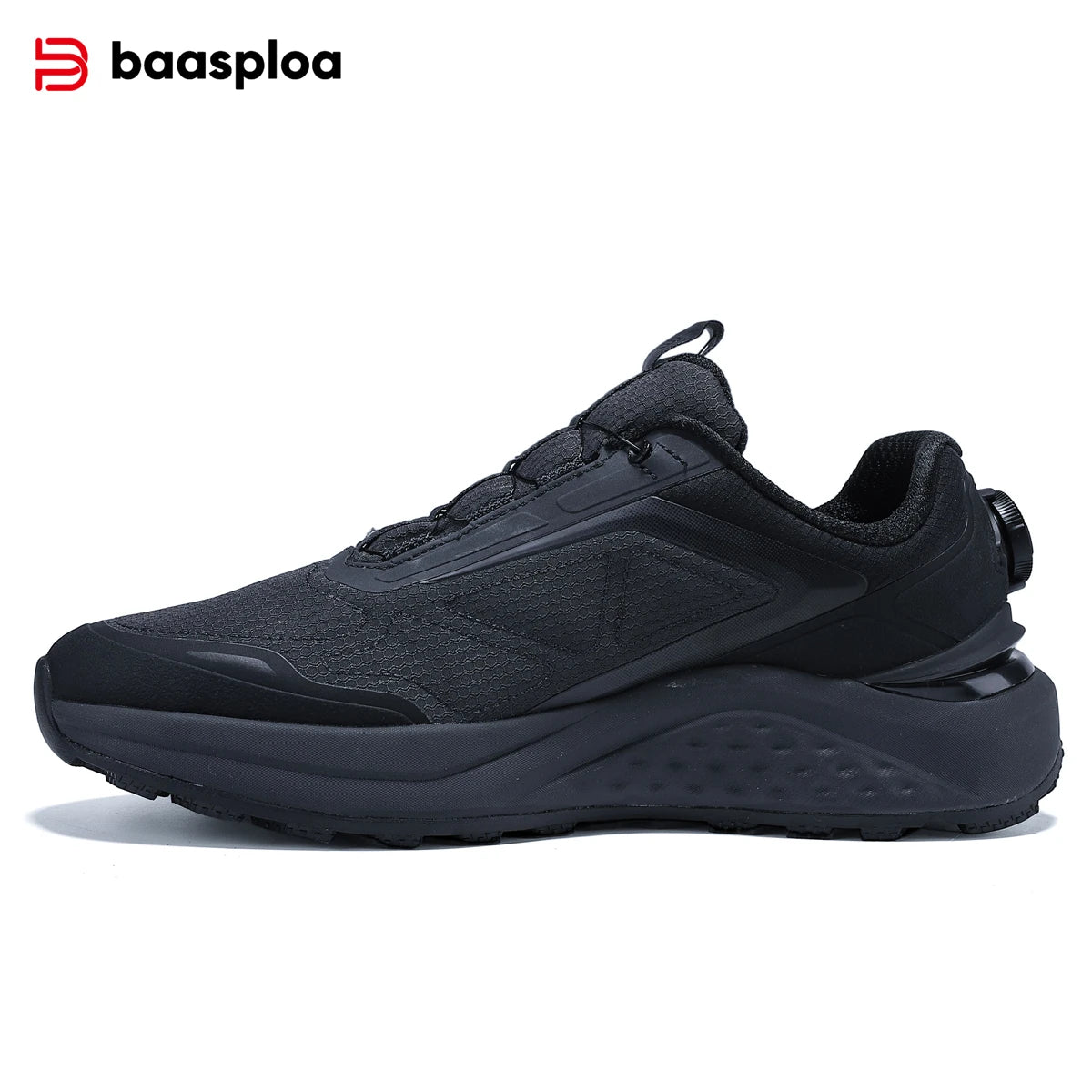 Baasploa Men’s Hiking Shoes – Breathable Outdoor Climbing & Walking Sneakers, Non-Slip & Durable