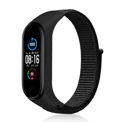 Nylon Loop Strap for Xiaomi Mi Band - Adjustable Sport Wristband Bracelet for Mi Band 3 4 5 6 7 8