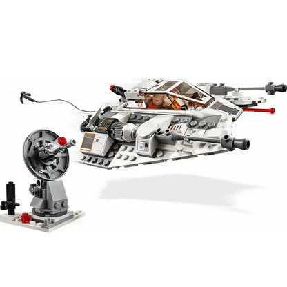 Hot Toys 75259 Air Combat Aircraft – 309PCS Snowspeeder Space War Building Blocks, Action Toy & Birthday Gift