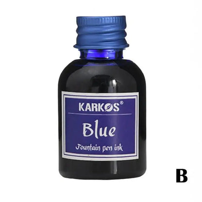 Pure Colorful Fountain Pen Ink — High-Quality 20/30/70ml Refill for Calligraphy, Writing & School Stationery