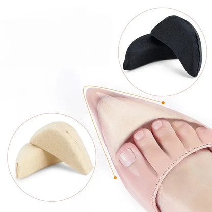 Sponge Forefoot Insert Pads – Pain Relief High Heel Insoles & Shoe Size Reducer (Women’s Filler Protector, Shoe Accessories)