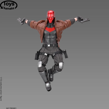 ToysRemake TRD001 1/12 Red Hood Action Figure — 6" Movable Detective Comics Anime Mini Head Sculpt Collectible Full Set