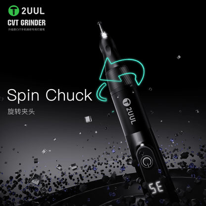 2UUL CVT Grinder Polishing Pen – Precision Motherboard Chip Pad Repair and Frame Correction Tool for Mobile Phones