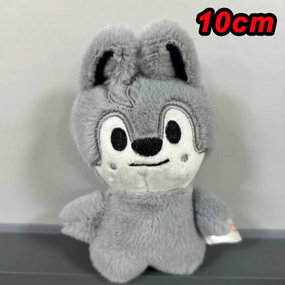 310style Skzoo Plush Pencil Case – Kawaii Kpop Stray Wolf Stuffed Animal Toy, Cartoon Plush Doll for Kids Gift