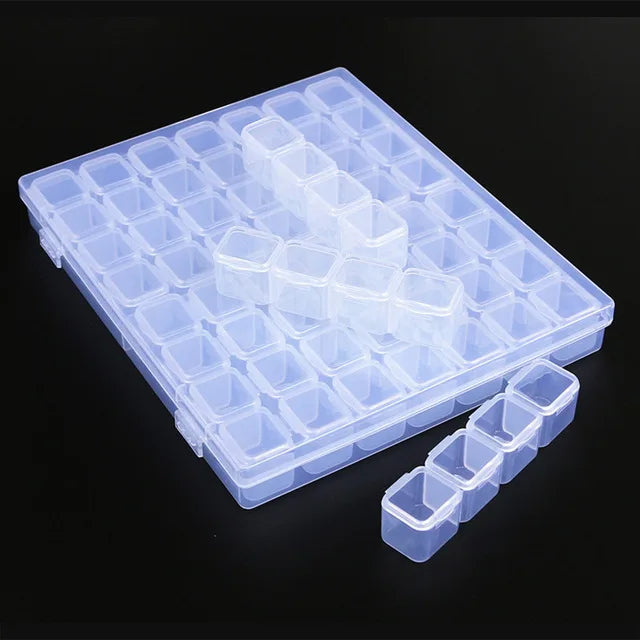 Diamond Painting Storage Box – 5D DIY Container for Tools, Embroidery Accessories & Drill Storage