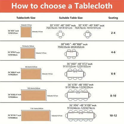 Transparent Plastic Tablecloth – Thin Oil-Proof Wipeable Table Cover for Dining, Parties & Camping (Odorless)