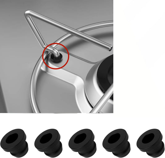 16PCS Rubber Seal Grommet Set – Caravan & Camper Van Accessories for SMEV/Dometic Hob Support, Motorhome & Trailer Replacement Parts