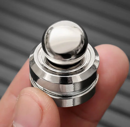 Desktop Stress Relief Fidget Toy - Hypnosis Rotary Gyro Fingertip Spinner Kinetic Round Toy for Relaxation and Leisure
