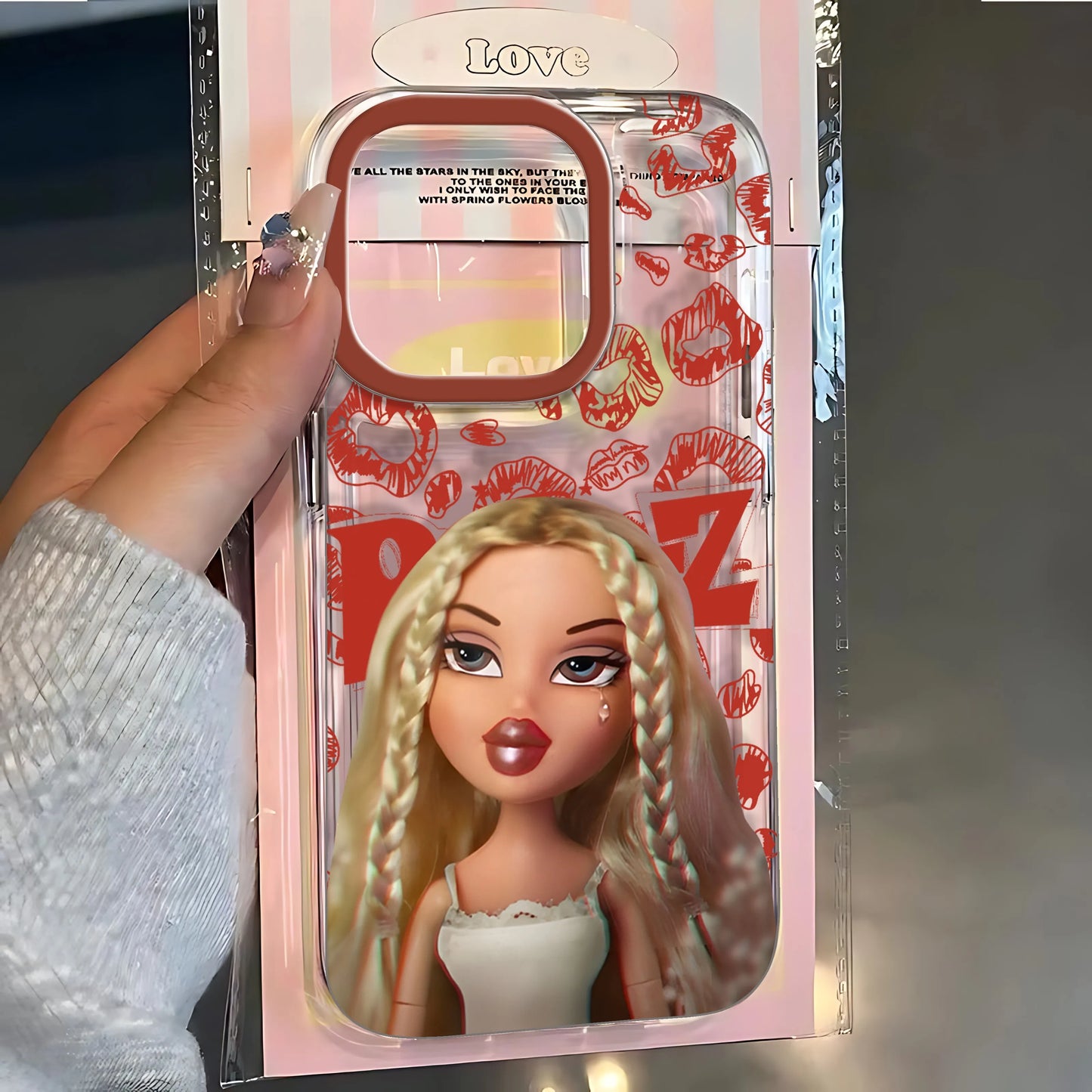 Fashion Bratz Doll Clear Phone Case – Protective Cover for iPhone 7 to 16 Series, Pro Max & SE2020