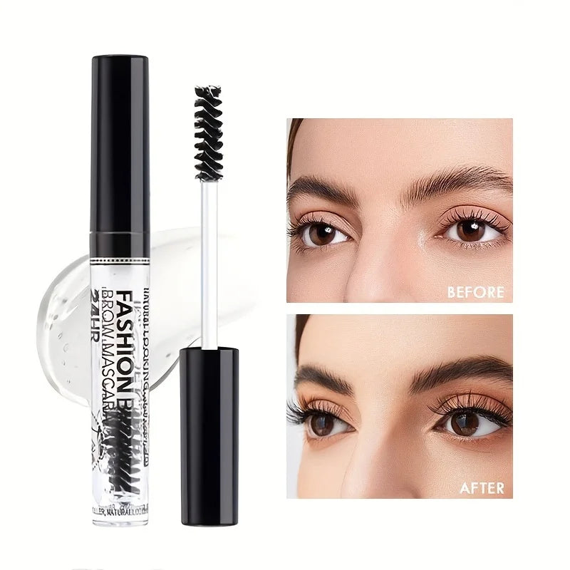 Transparent Eyelash Serum Gel - Waterproof Lash Enhancing & Nourishing Treatment for Fuller-Looking Lashes