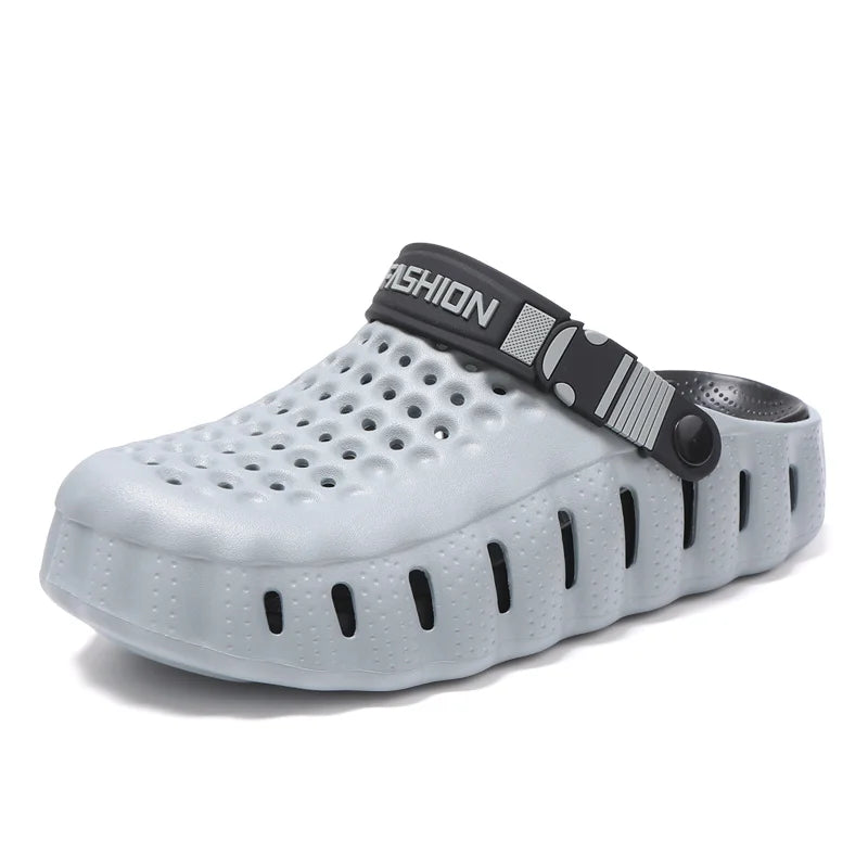 Unisex EVA Hole Sandals - Breathable Lightweight Casual Garden & Beach Shoes with Soft Sole