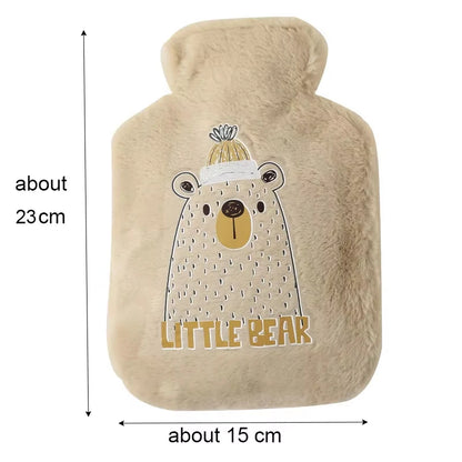 500ML Cute Kawaii Hot Water Bottle — Portable Winter Hand & Bed Warmer for Girls