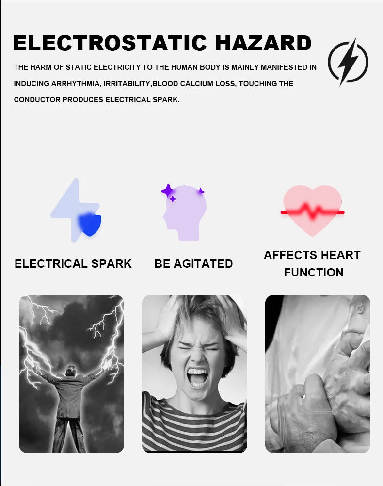 M12-SE Wireless Anti-Static Car Bracelet – Human Body Static Eliminator Wristband for Men & Women Accessories