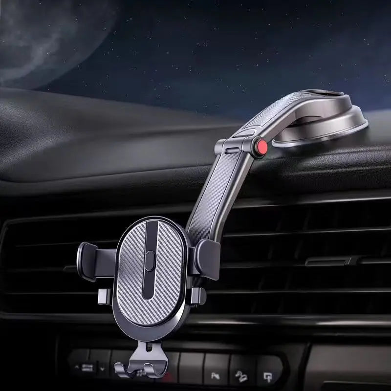 Gravity Dashboard Phone Holder: Universal Car Stand Support for iPhone 14/13/12/11, Xiaomi, Samsung - Mobile Phone Mount