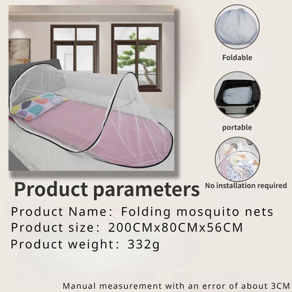 Outdoor Camping Mosquito Net – Portable Foldable Bed Tent for Family, Travel & Picnics