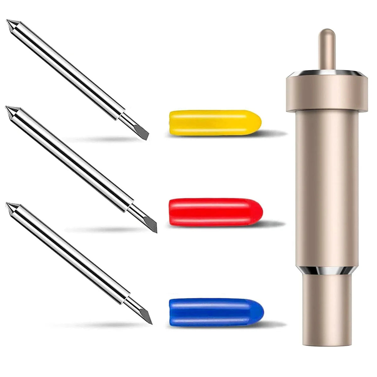 Replacement Cutting Blades for Cricut Maker & Explore Series – 30°/45°/60° Plotter Blades with Sturdy Housing