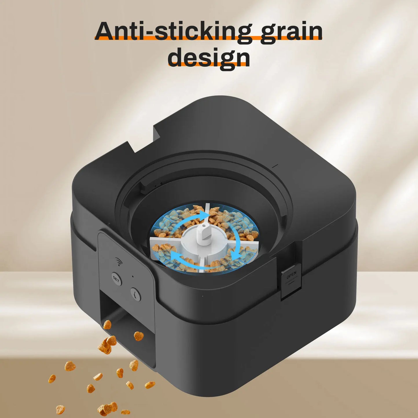 Smart Automatic Pet Feeder — Timed Cat & Dog Food Dispenser with Slow Feed Bowl