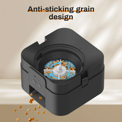 Smart Automatic Pet Feeder — Timed Cat & Dog Food Dispenser with Slow Feed Bowl
