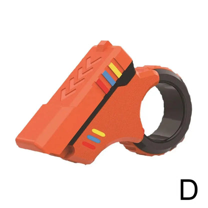 Rotary Finger Sliders Fidget Toy – Office Pressure Relief, 3D Printed Ratchet Finger Fidget with Textured Fingertip