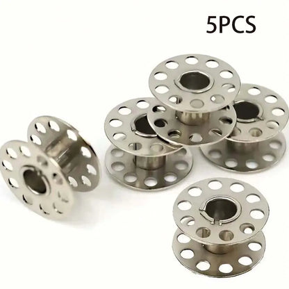 Stainless Steel Sewing Machine Bobbins - 12/24-Piece Metal Bobbins for Brother Sewing Machines