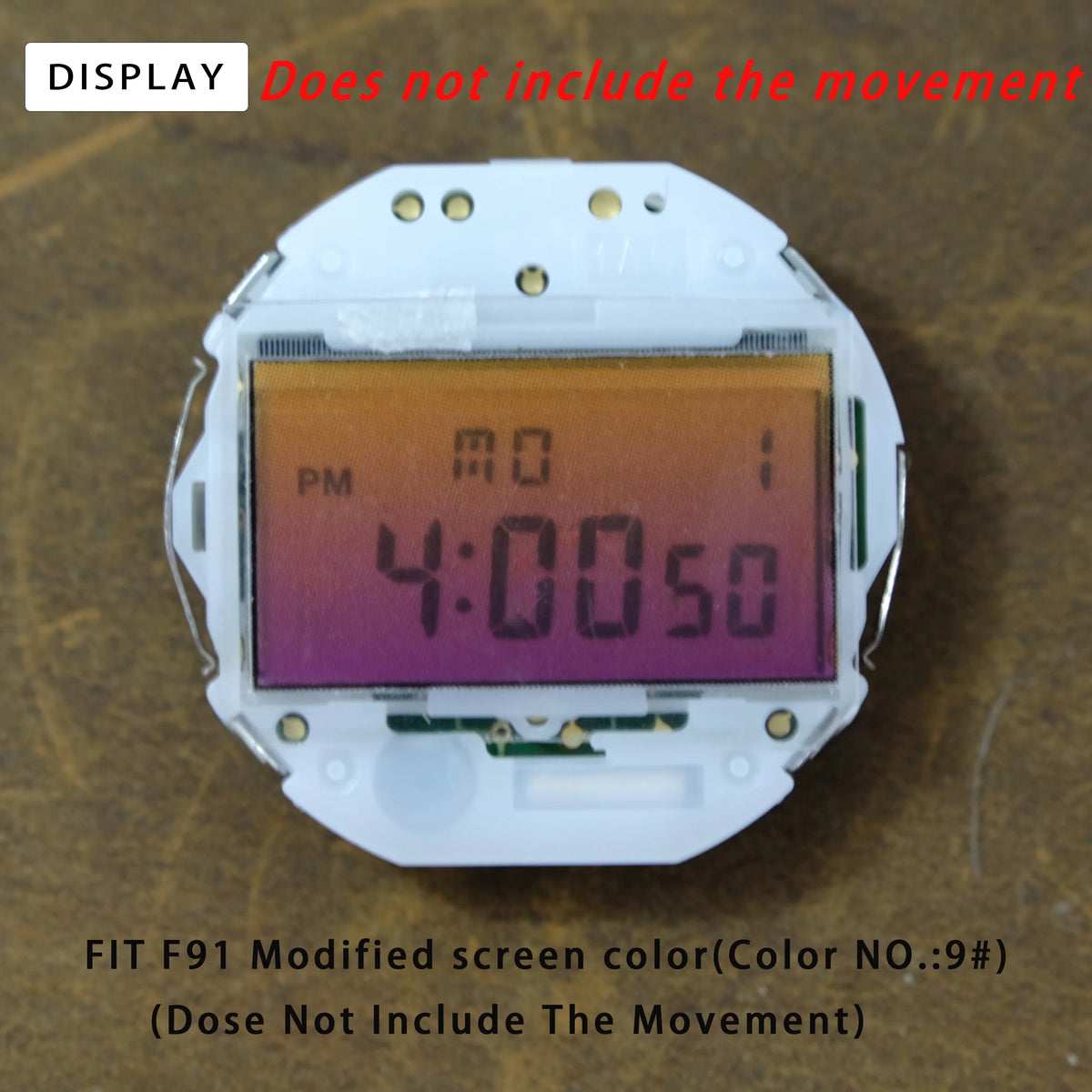 Casio F91W WS-7 A158 A159W A168 Screen Color Film - 3PCS Retro Square DIY Watch Modification Stickers