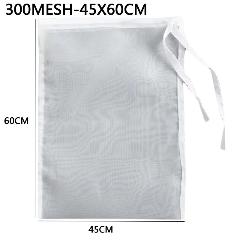 Nylon Filter Bags - Reusable Food Strainer Net for Tea, Milk, Cheese & Kitchen Use