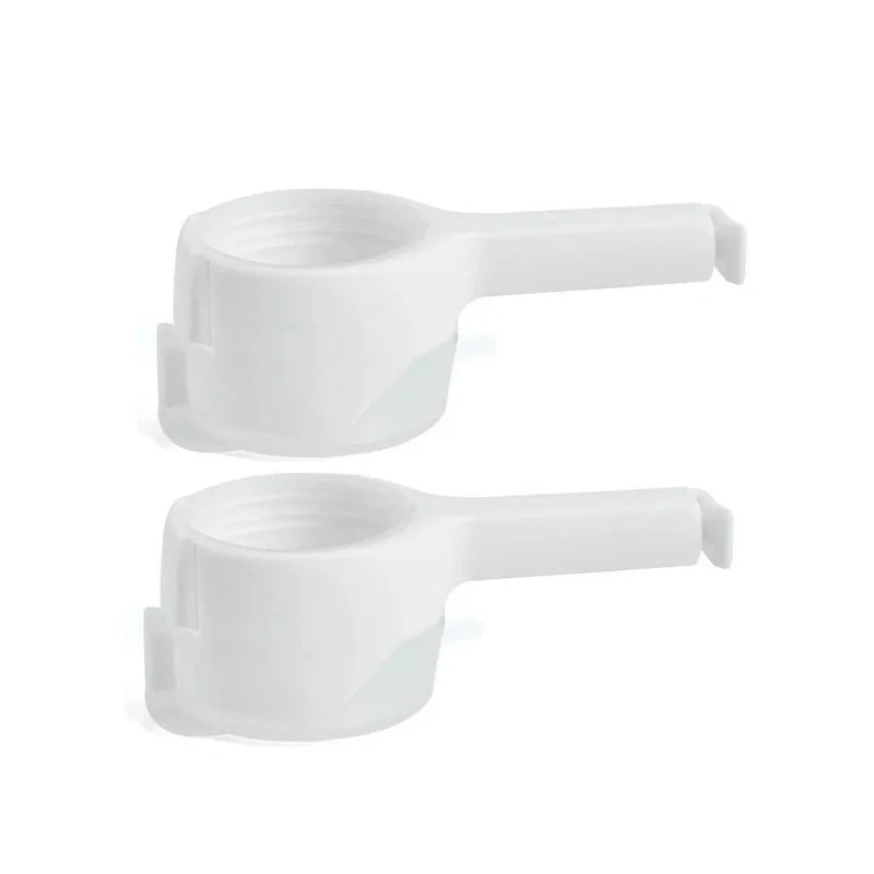 Food Storage Bag Clips with Pour Spouts - Kitchen Chip Sealer Clips, Plastic Cap for Freshness
